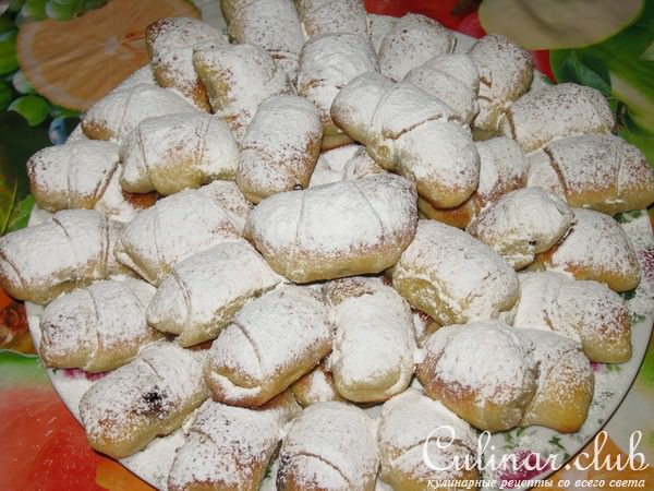 Рогалики с шоколадом (возможно вариант) 