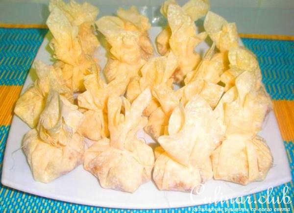 Пирожочки из теста филло