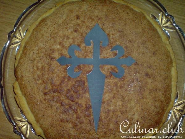 Миндальный торт из Галисии (Испания) "Tarta de Santiago"