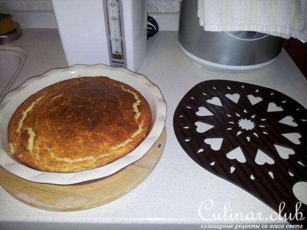 Лимонная запеканка с сыром рикотта