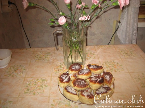 Пирожки с персиками(жареные)
