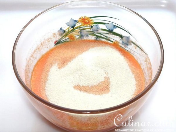 Овощное суфле в микроволновке