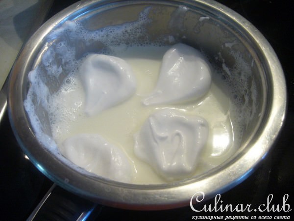 „Снежки“ в молочном желе