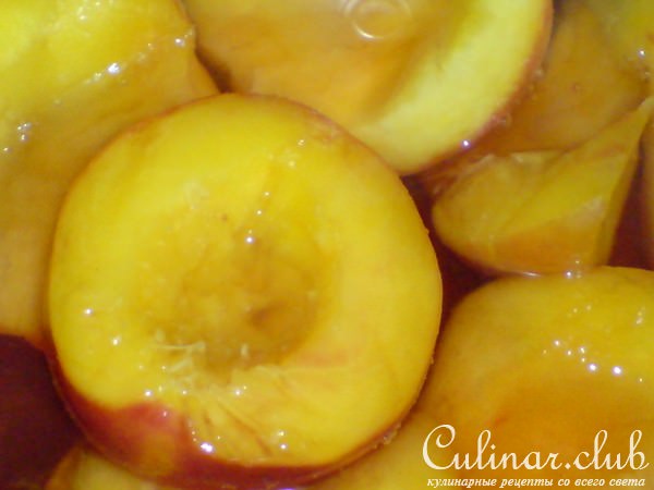 Малиновое желе с замороженным нектарином ("Pesche in coppe con lamponi" )