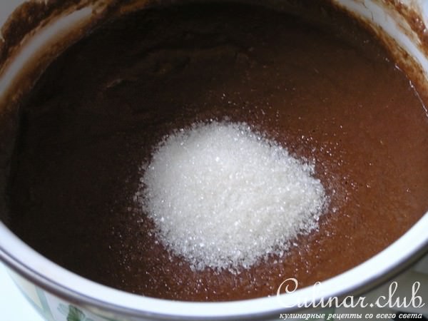 Шоколадно-манный мусс