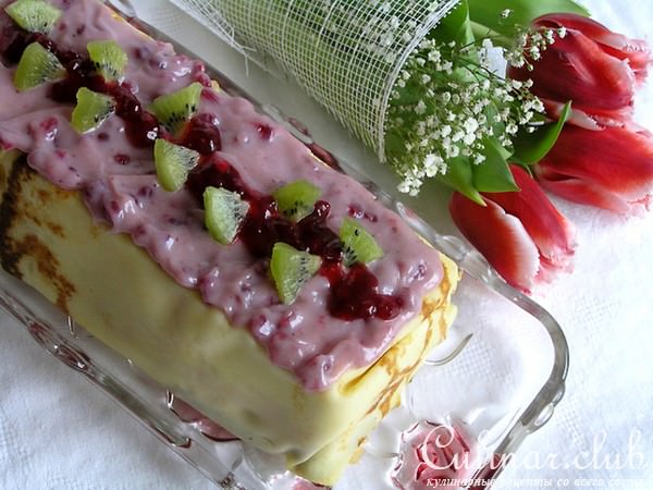 Блинный террин "Брусничная масленица"